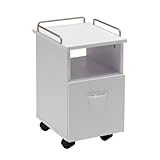 ＜ FV ＞ BISICネイルミニワゴン ホワイト 幅32cm×奥行37.5cm×高さ52cm [ エステワゴン ネイルワゴン マルチワゴン サイドワゴン キャスター付き サイドラック 収納ラック 収納 業務用 サロン ワゴン デスク ラッ