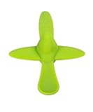 oogaa Baby Mealtime Silicone Plane Spoon - Easy Clean, Baby Safe - 7in - Green by oogaa [並行輸入品]