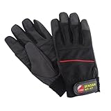 デンサン 電工手袋 ハイブリッドタイプ ND-47L ブラック