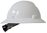 Full brim safety helmet, no vent, color white, NARA SAFE NS3230220 by Nara Safe
