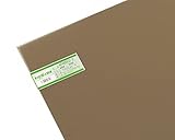 ポリカーボネート板　４５０×６００×２ミリ　ブラウンスモーク　ＫＰＡＢ６０２－２　光