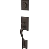 Schlage fc92-addカスタムAddisonダミーSectional Handleset – Exteriorのみ、マットブラック