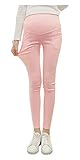 [RADISSY] マタニティパンツ スキニー 産前産後 妊婦 美脚 ズボン 通勤 仕事 楽々 (ライトピンク, L)
