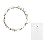 ＩＫＥＡ/イケア VISSVASS：LEDライトチェーン 全80球/電池式 シルバーカラー （...