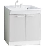 TOTO 洗面化粧台(KEシリーズ) 間口750 2枚扉タイプ ミュートグレー 寒冷地仕様 LDCF075BAGES2G