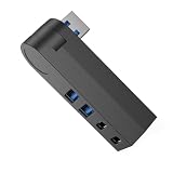 USB3.0 電源アダプタ 270 度回転可能 4 ポート USB3.0 高速データ転送ドッキングステーション PC ラップトップ USB ハブ用キーボード