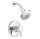Danze D503530T Amalfi Single Handle Shower Trim Kit with Conservation Flow Showerhead, Chrome by Dan