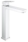 グローエ(GROHE) EUROCUBE ユーロキューブ シングルレバー洗面混合栓(引棒なし) XLサイズ 2340600J  (グローエジャパン公式・ 日本規格適合品)