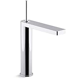 Kohler k-73053 – 4 composed 1.2 GPM Tall単穴浴室の蛇口with Single J、 K-73053-4-CP