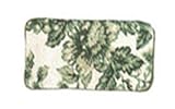 123 Creations C533EG-3.5x7 in. A-Toile- Green Needlepoint Eyeglasses Case