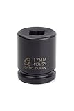 Sunex 417mss 3/4-Inch Drive 17-Mm Double Square Impact Socket [並行輸入品]