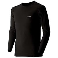 モンベル ジオライン L.W. ラウンドネックシャツ Men's ブラック(BK)/XL