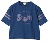 [ユナイテッドアローズ グリーンレーベル リラクシング] テンジク ロゴプリント Tシャツ/キッズ 100cm-130cm 38121982047 7910 NAVY(79) 110cm