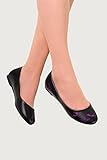Banned Apparel - Black and Purple Bats Ballerina Flat Shoes 5 / Black/Purple