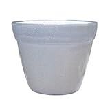 【4個入】イタリア製樹脂ポット(植木鉢/プランター) COCCO(コッコ) φ12cm/穴無し Gホワイト(白) 〔ガーデニング用品/園芸〕