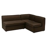 コーナーソファー 【3点セット】 張地：ポリプロピレン ( 布地 ) 連結用テープ付き ローム