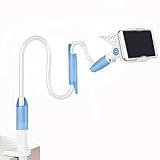 【2020改善版】スマホ スタンドホルダー 角度調整可能 360度回転 滑り止め 充電ホルダ フレキシブルアーム付き 土台強化 2段調節 螺