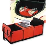 車用収納ボックス　mini-cargo（クーラーボックス付） (レッド)