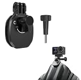 SHEAWA カメラ用バイク風防マウント マウントアダプター 風防スクリーンに固定 アルミ for DJI Osmo Pocket3/Osmo Action 5 Pro/4/Gopro Hero13/12/11/10/Insta360 Go Ultra/Go 3S/Go3/X5/X4 Air/X4/Ace Pro2など 頑丈 角度調整 アクセサリー