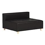 arne ベンチソファ ベンチ イス 背もたれ ローソファー コーナーソファー Baggy DX-armless 3×4 合成皮革 合皮 ダークブラウン