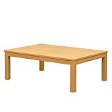 継脚式モダンコタツ 105cm×75cm ナチュラル 長方形 DMK-1050TNA