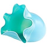 シアンデザインMedium Bloom花瓶Bloom 8.5インチTallガラス花瓶、 M グリーン 06720
