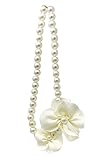 フリルフラワーパールネックレスfor Girls – The Perfect Floral Accessory for Your幼児用プリンセス。