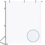 NEEWER 1.8x1.5m ポリエステルホワイトシームレス拡散布 白いシームレスな拡散ディフューザー 写真ソフトボックス、ライトテントや照明に対応 【並行輸入品】