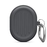 【elago】 Pixel Buds 2 対応 ケース シリコン カラビナ 付き 耐衝撃 ケースカバー 衝撃 吸収 シンプル ソフト タフ カバー 傷防止 落下防止 保護 アクセサリー [ Google Pixel Buds2 第2世代 グーグル ピクセルバッツ ピクセルバッズ 対応 ] ARMOR CASE ブラック