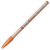 マジック 水性ペン ラッションペン No.300 みかん色 10本 B-M300-T21
