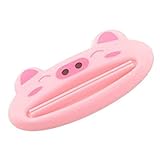 sea-junopプラスチックPig歯磨き粉絞り器装飾ホームバスルームtool-pink