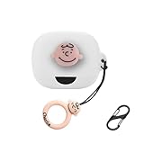 Compatible with Anker Soundcore AeroFit Pro 対応ハウジング ZuoLeini おしゃれ 創造性 Bluetoothイヤホン シリコン保護スリーブ 360°全面保護 傷防止 落下防止 防塵 防水 着脱簡単 カラビナ付 (AkAfP-3104,for AeroFit Pro)