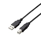 エレコム USB2.0ケーブル A-Bタイプ 仕様固定 1m ブラック U2C-AB10BK/ID