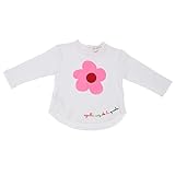 アガタ・ルイス・デ・ラ・プラダ ベビー Agatha Ruiz de la Prada Baby ピンクのお花の長袖Tシャツ 12M