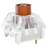 Kailh Box サイレントピンクスイッチ RGB SMD リニアスイッチ 防塵 メカニカルキーボードMXスイッチ用 (Kailh Silent Brown 10個)