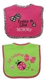 Baby Essentials set of 2 Bibs Pretty LIke Mommy by AD Sutton