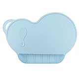 QIAONAI ベビー用　食事マット　ランチョンマット 食べこぼしキャッチポッケト付き　ミリコン製 離乳食 ベビー食器　吸盤付き 滑り止め 　幼児 赤ちゃん 子供 キッズ 携帯便利　丸めてお出かけにも