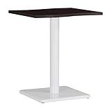 arne ダイニングテーブル 机 幅60 奥行き60 高さ70 日本製 デスク 食卓テーブル デザインテーブル River6053D DBR×WH