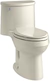 KOHLER K-3946-47 Adair Comfort Height One-Piece Elongated 1.28 GPF Toilet with Aqua Piston Flush Tec