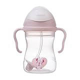 b.box(ビーボックス) ストローマグ 漏れない どんな角度からでも飲める 出産祝い 【b.box正規品】 【ディズニーシッピーカップ】 （ミニー ソフト）