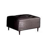 arne オットマン 足置き スツール 腰掛け 1人掛け 合皮レザー リビング Step ot ダークブラウン