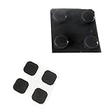 ネジカバーラバーブルーグレーの赤いネジフィートカバーセット3DS XL 3DS LLコンソールネジゴム足の交換