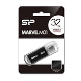 シリコンパワー USB3.0/2.0対応 USBフラッシュメモリ 32GB（ブラック）Marv...