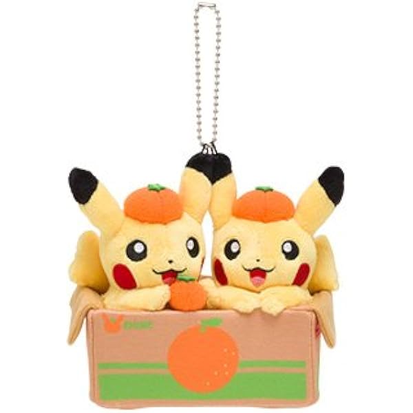 ペアピカチュウとえひめみかんマスコット ポケモンストア エミフルmasaki店限定 ぬいぐるみ おもちゃ Amazon