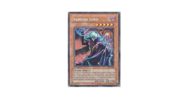 人気が高い 初期 Lord Vampire ヴァンパイア ロード 遊戯王 Psa9 Mint 極美品 旧アジア版 シークレットレア シク Dcr 000 1st 英語版