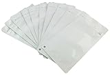 チャック付きアルミ袋　スタンドタイプ 10枚入り　100×195mm