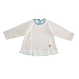 ホッペッタ Hoppetta 裾フリルトレーナー アイボリー 80cm 58374