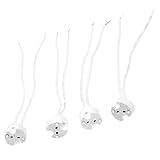 SODIAL(R) 4個 MR16 MR11 GU5.3 LEDランプ　セラミックホルダーコネクタソケットAC 250V