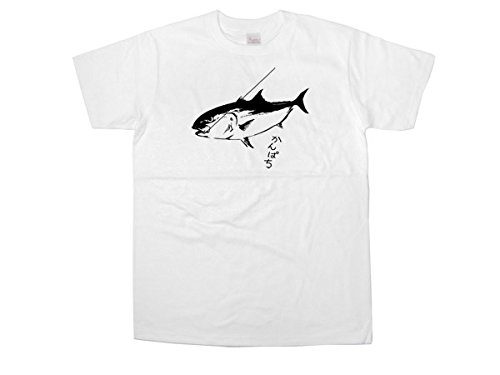 [幸服屋さん] 釣りTシャツ 躍動感溢れるカンパチ柄 RF01