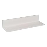 arne ウォールラック 壁掛け棚 本棚 飾り棚 幅80cm Wall Rack L-800 L字型棚 ホワイトウッド